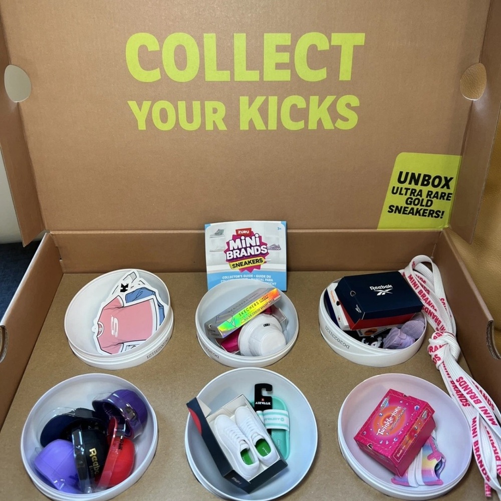Mini Brands Sneakers Collectible Toy Set